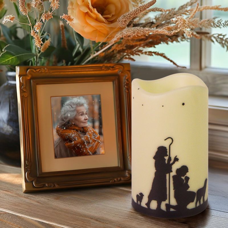 Halloween-Vogelscheuchenhand mit LED-Kerzen – bewegungsaktivierte animierte Requisite für Veranda und Garten (PP-Material, flackernde Flamme)_voghion.com