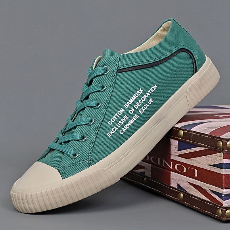 Summer New Men's Lace Up Canvas Shoes, Classic, Versatile, Breathable, Casual, Youthful, Fashionable, Soft And_voghion.com