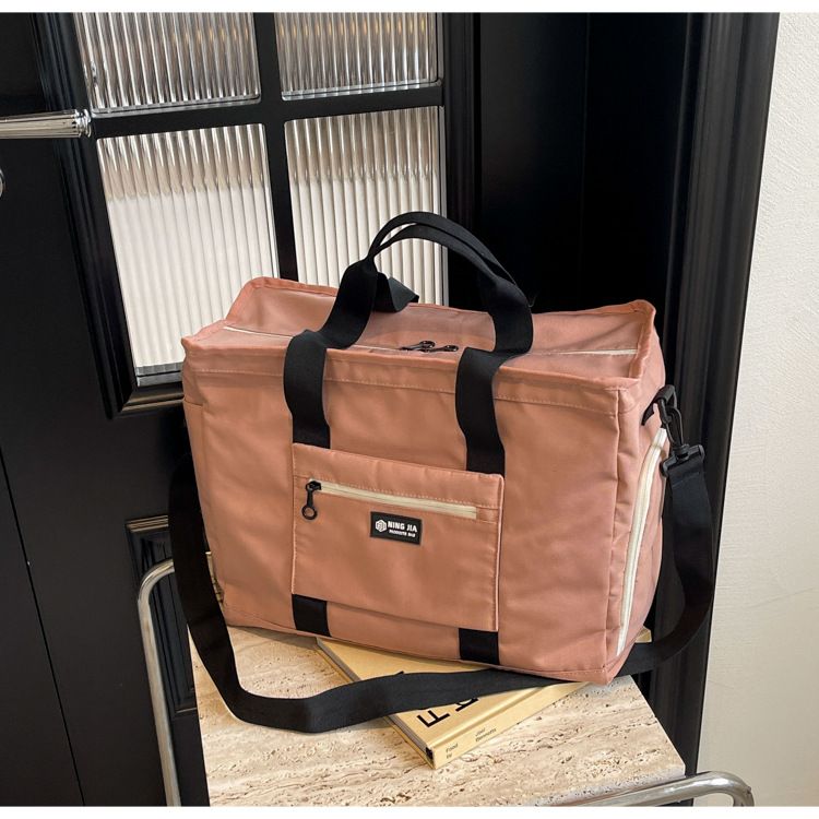 Modieuze lichtgewicht sport-fitnesstas Grote capaciteit Verplaatsbare draagbare opbergtas Schoenen Droog en nat Scheiding Yoga-trainingstas_voghion.com