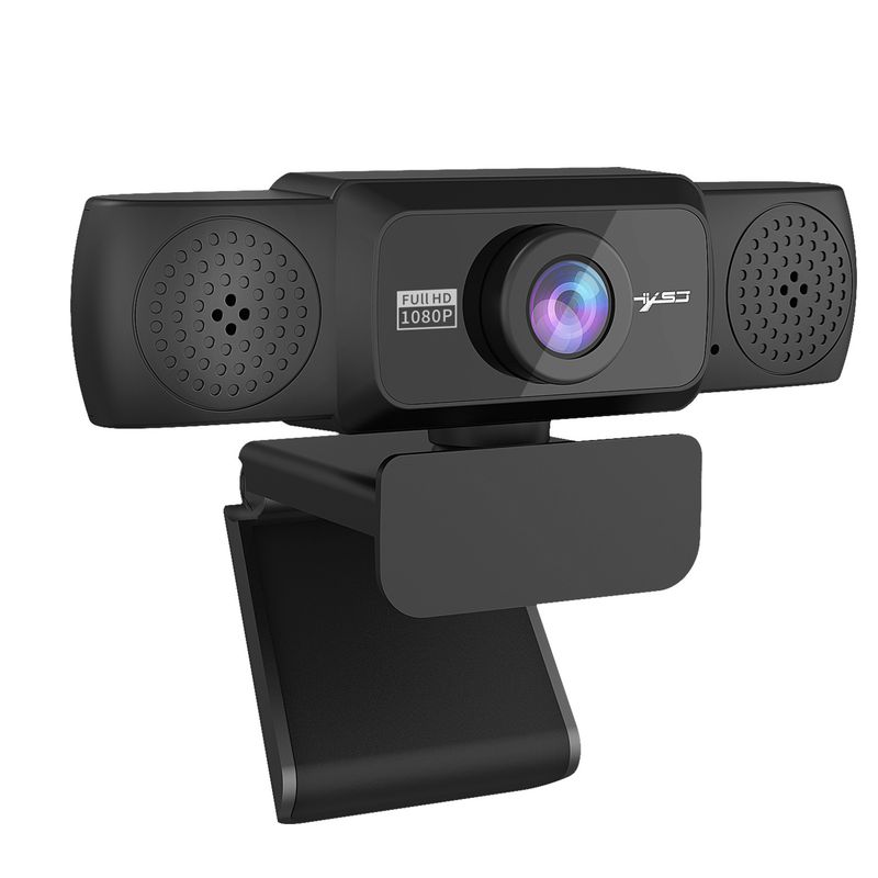 Nueva computadora S5 de alta definición 1080P con cámara de conferencia giratoria de 360 grados para transmisión en vivo de cursos en línea_voghion.com