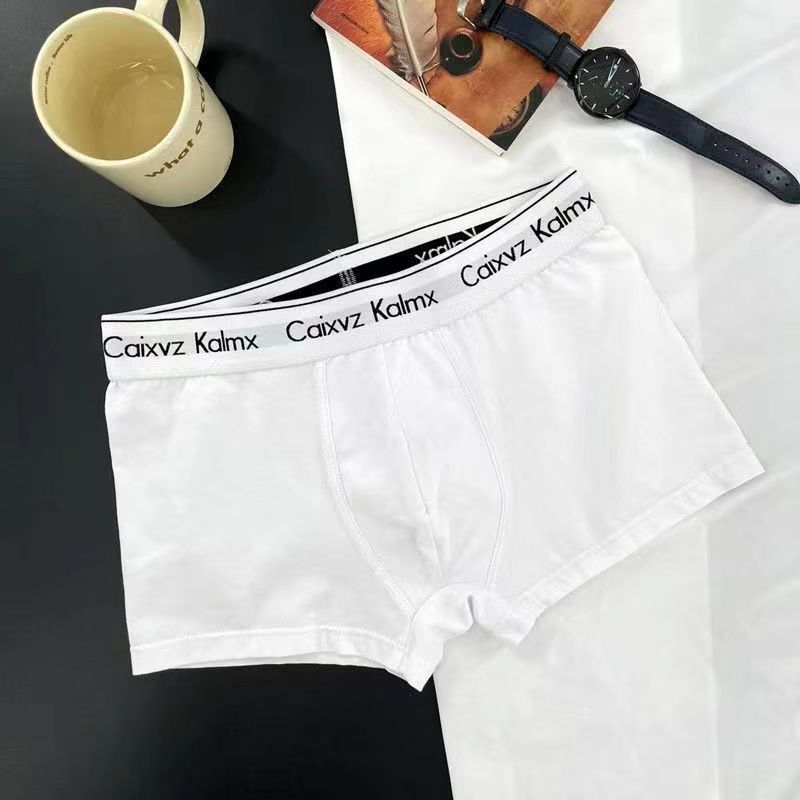 Sous-vêtements pour hommes en coton sans coutures - Respirants, taille mi-haute avec soufflet extensible, séchage rapide et confortables_voghion.com