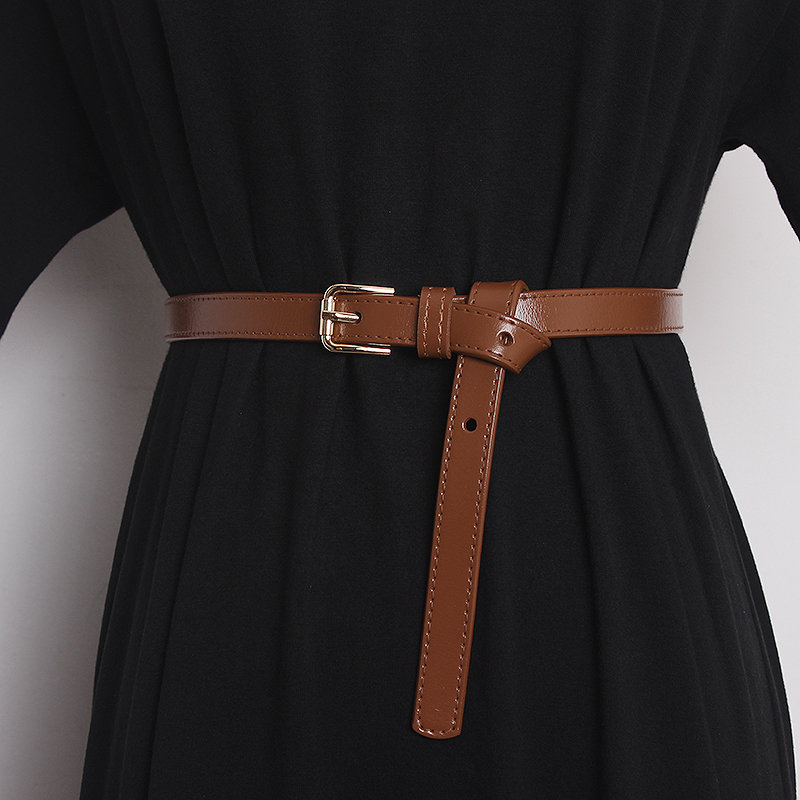 Ceinture large en cuir véritable pour femmes, jupe décorative pratique, manteau en laine, costume pull, ceinture polyvalente de style ins_voghion.com