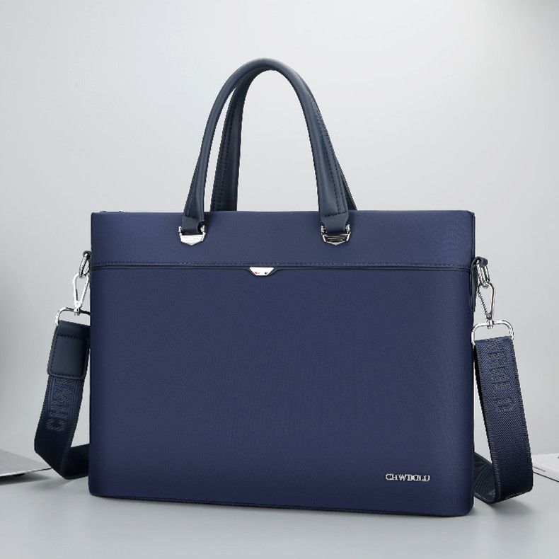 Super Power Paul Handbag Horizontal Business Casual Document Oxford Cloth 15.6inch Computer Briefcase Men's Bag_voghion.com