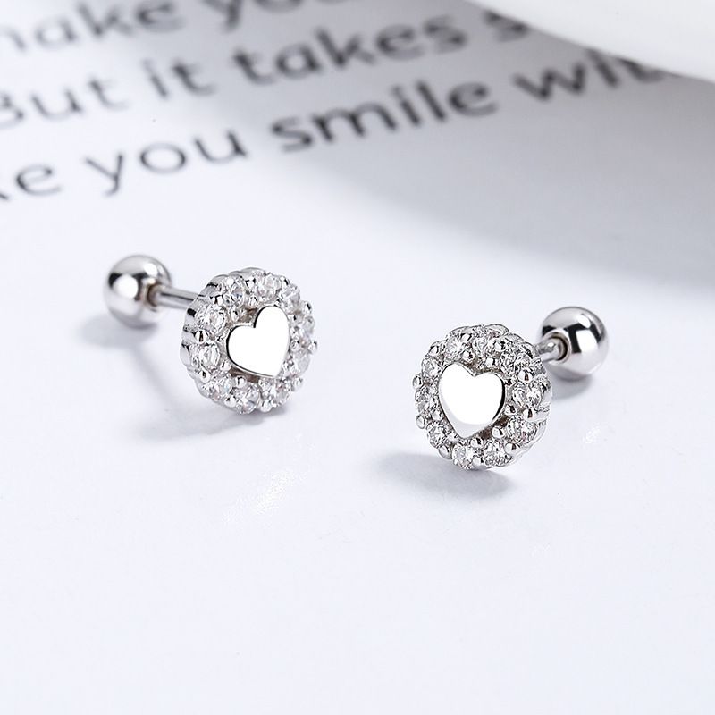 Orecchini a forma di cuore con perno, nuovi orecchini alla moda, stile semplice e versatili, per le donne_voghion.com