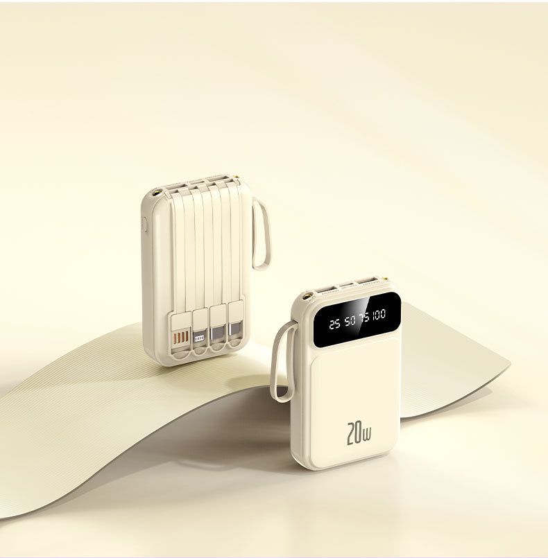 Mini banco de energía portátil de gran capacidad de 20 000 mAh con certificación 3C_voghion.com