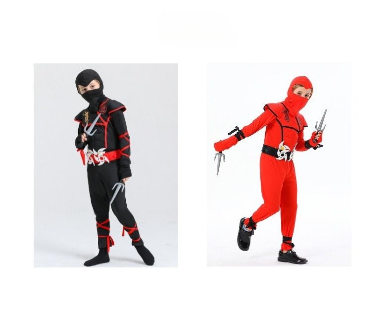 Cosplay Halloween Costumes, Children's Costumes, Muscle Costumes, Samurai Children's Ninja Costumes_voghion.com