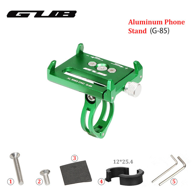 GUB Mountain Aluminiumlegierung Elektrobatterie Fahrrad Motorrad Handyhalter G-85 G-86_voghion.com