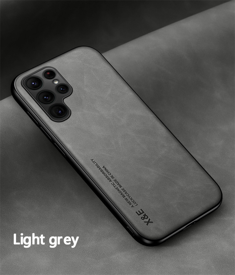 Custodia in pelle retrò di lusso per Samsung Galaxy S22 Ultra S21 Plus S20 FE S10 S9 Nota 20 10 M33 M32 Cornice morbida in silicone Pho_voghion.com