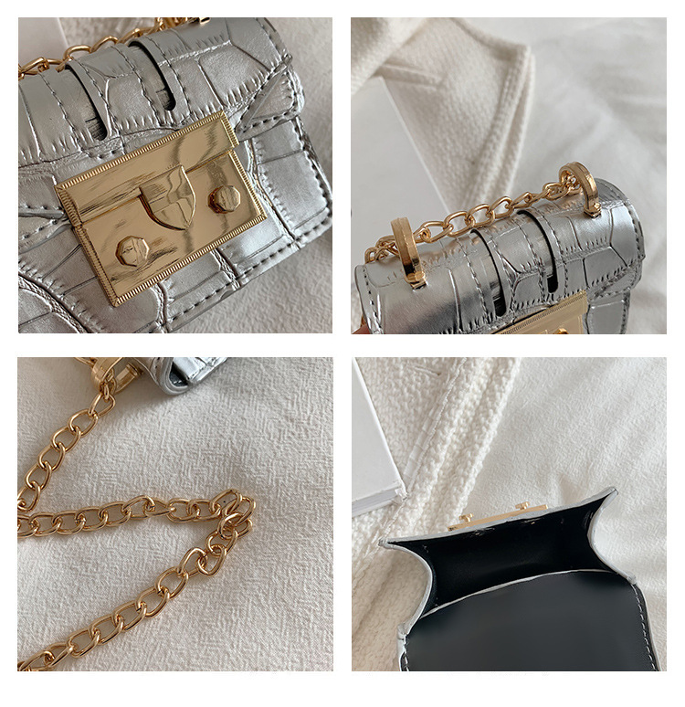 Ins net red high-end fashion niche design mini chain Messenger bag female Korean version foreign style all-match single shoulder bag_voghion.com