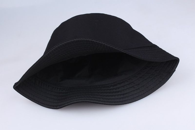 Unisex Personalized Fisherman Basin Fashion Flat Visor Sun Block Pure Cotton Round Hat_voghion.com