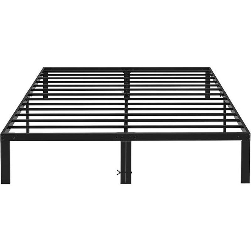 Sturdy Spring Under Heav Needed Metal 14 The Bed Frame Size Bed King Space King Frame Bed Box Storage Size No Bed Inch Platform_voghion.com