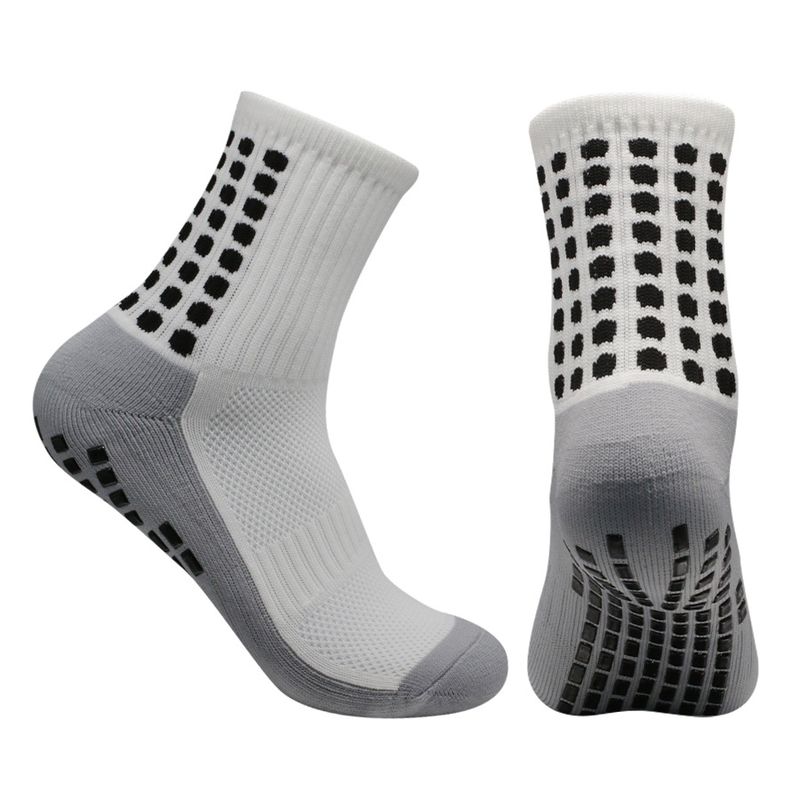 Sporta zeķes, futbola zeķes, biezas, ar dvieli apakšmalu, neslīdošas zeķes, skriešanas zeķes, basketbola zeķes, riteņbraukšanas zeķes, vidēja izmēra caurulītes, punktētas jogas zeķes_voghion.com
