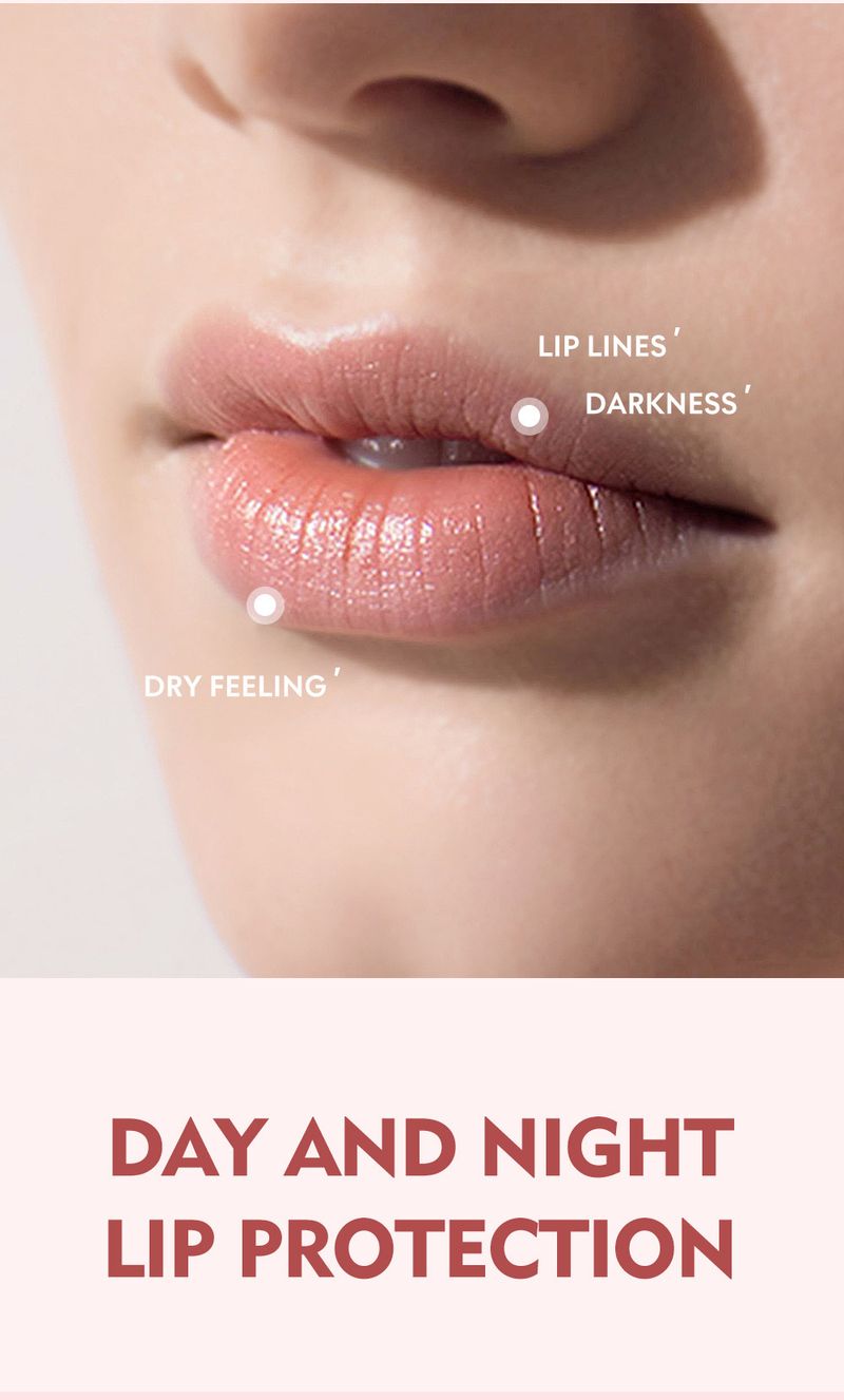 Pudaier Moisturizing Lip Mask Læbepleje Dybt nærende Lip Gloss Lip Protection Reducerer læbelinjer velegnet til alle hudtyper_voghion.com