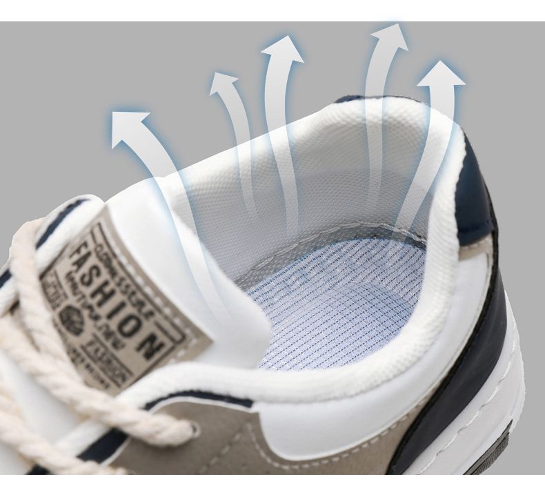 Große Größe Herrenschuhe Außenhandel 45-48 Neue Board Schuhe Trendy Vielseitig Weiche Sohle Sport Und Freizeit weiße Schuhe_voghion.com