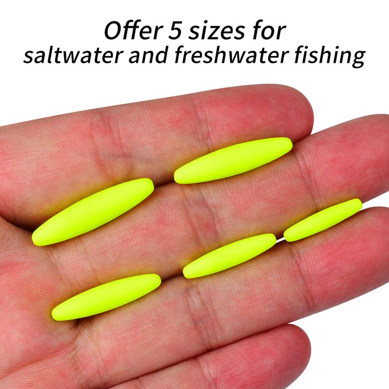 Column-shaped Seven-star Space Bean Eye-catching Round Olive-shaped Float 100 Pieces/Pack Fishing Gear Accessories_voghion.com