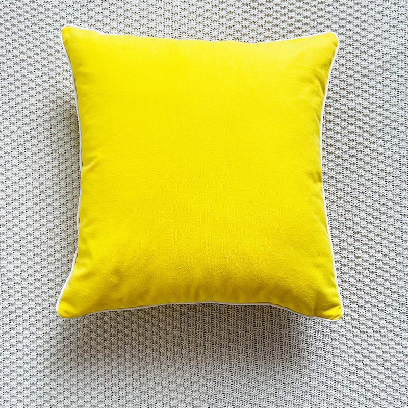 Housse de coussin de canapé en coton brodé à fleurs colorées de style pastoral nordique, vente en gros, directe d'usine_voghion.com