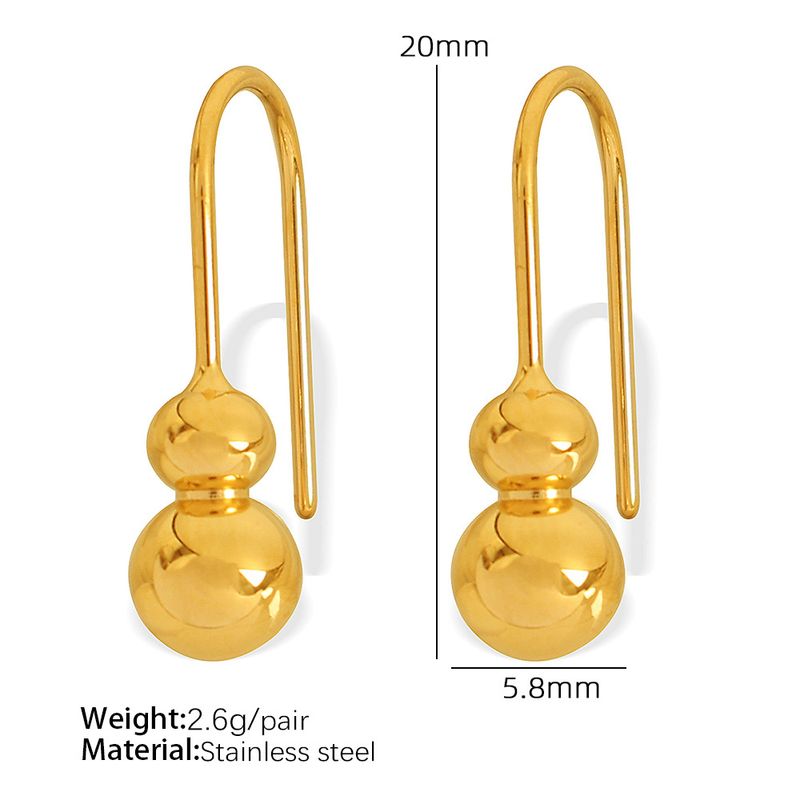 Orecchini francesi dal design unico, ganci per le orecchie con perle, a forma di goccia d'acqua, gioielli lunghi per le donne_voghion.com