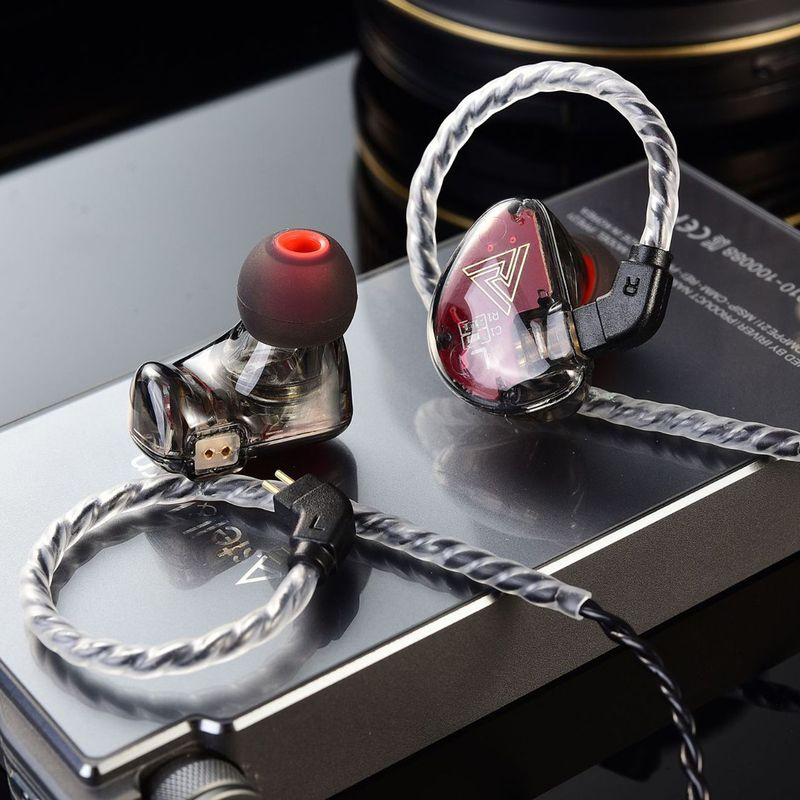 QKZ 3,5 mm empfindlicher, leichter, kabelgebundener High-Fidelity-VK5-Stereo-Sport-In-Ear-Gaming-Ohrhörer mit Geräuschunterdrückung zum Laufen_voghion.com