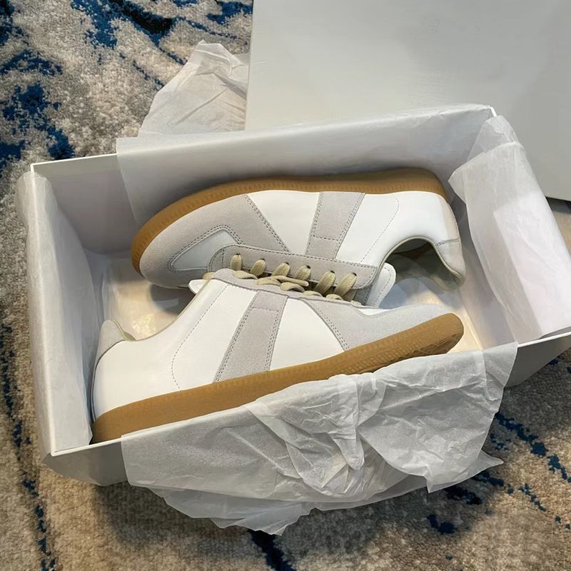 popolari scarpe da ginnastica tedesche versione alta 2026 per donna, sneakers bianche, scarpe da donna versatili piatte primavera e autunno 2025, Sne_voghion.com
