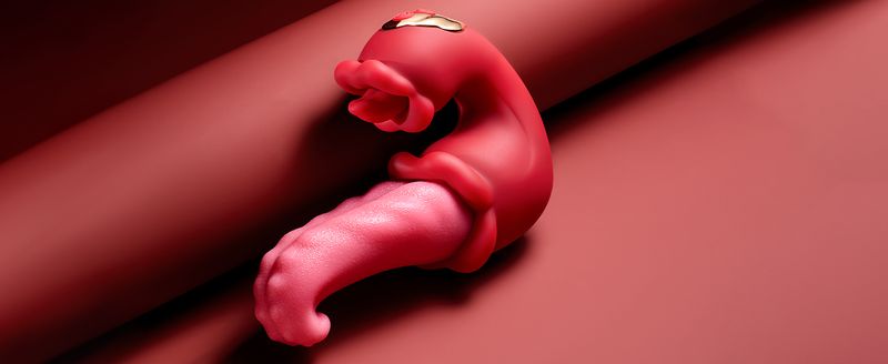 10 Tongue Licking Modes Dual Stimulation G Spot Tongue Licking Female Massager Clitoral Sucking Vibrator_voghion.com