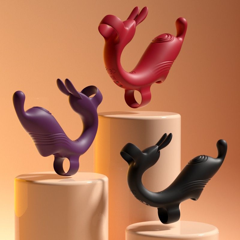 LuvBox Finger Trigger Vibrator Dual Vibrator Prostata Analkammer Orgasmus Vorspiel Einführen Spielzeug Paar Spaß Flirten_voghion.com