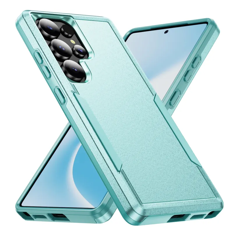 2 IN1 Rugged Heavy Duty Armor Drop Protection Case For Samsung S25 S24 S23 S22 Edge Ultra Plus FE 5G PC+TPU Shockproof Cover_voghion.com