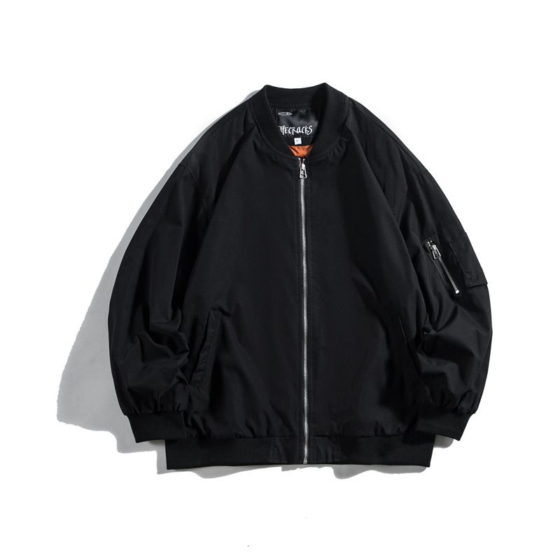 Suitable For All Seasons Nanxia Qiaozhuang 2021 Autumn American Style MA1 Modified Jacket For Young Men Loose Zipper Pocket Long Sleeve Coat_voghion.com