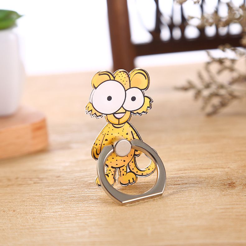 New Holder Cartoon Animal Big And Small Eyes Elephant Giraffe Ring Buckle Universal For Lazy People_voghion.com