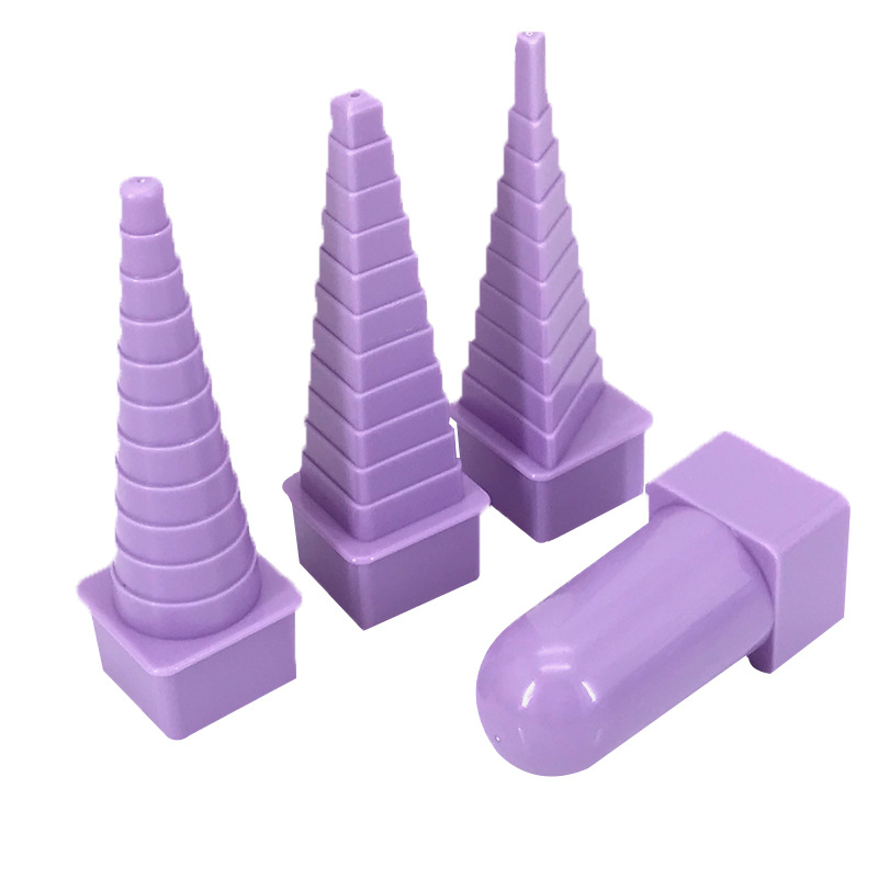 4pcs/1set Paper Winder Diffuser Paper Winding Tool Paper Winding Tower Purple Round Winding Disc_voghion.com