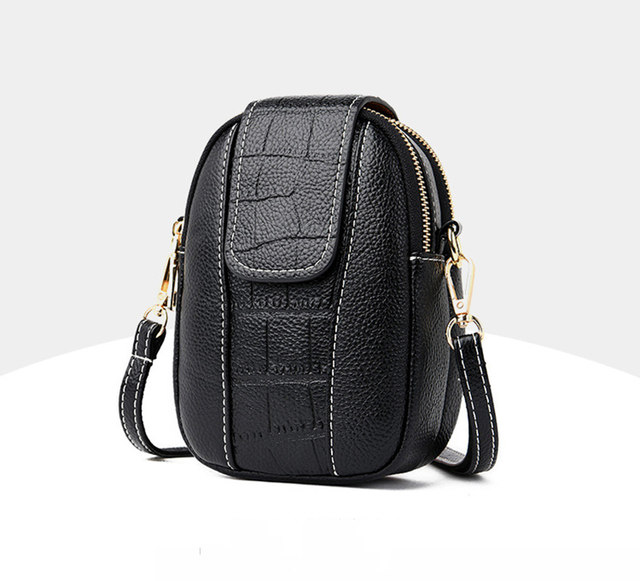 Borse a tracolla in morbida pelle per donna Borsa a tracolla con nappe tinta unita di alta qualità Borse a tracolla per cellulare retrò_voghion.com