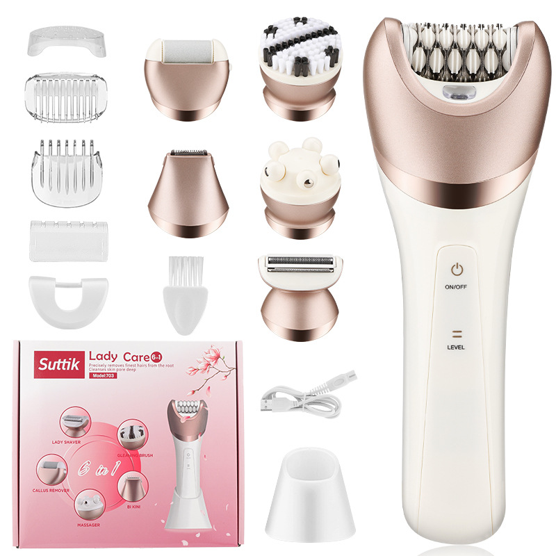 5-in-1-Epilierer für Damen – Beine/Lippen/Kinn | Bikini-Trimmer_voghion.com