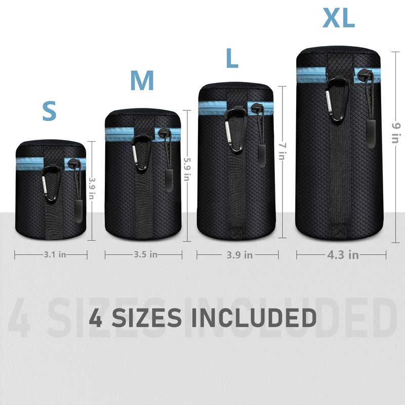 Lightdow Polyester Pouch Portable Carry Lens Bag For Canon Nikon Sony Pentax Fujifilm DSLR Camera_voghion.com