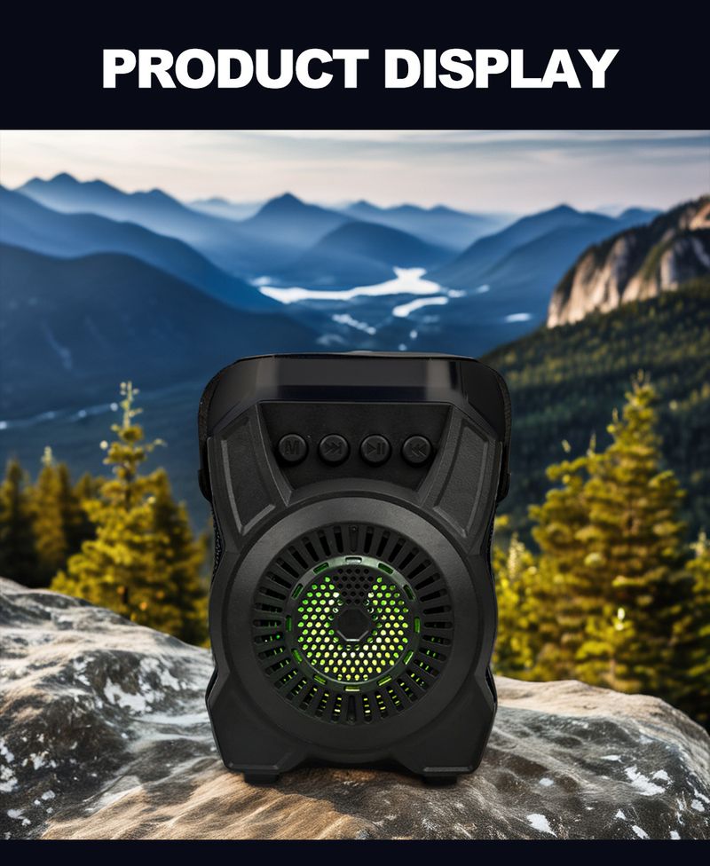 ZQS1316 Mini prijenosni Bluetooth zvučnik s radiom i višenamjenskim zvučnikom_voghion.com