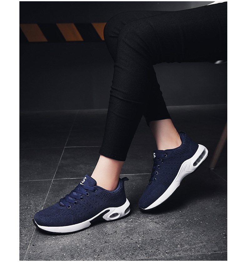 Chaussures pour hommes nouvelles chaussures à coussin d'air pour hommes chaussures en maille pour hommes chaussures de sport à tissage volant chaussures à la mode chaussures de course décontractées respirantes chaussures pour hommes_voghion.com