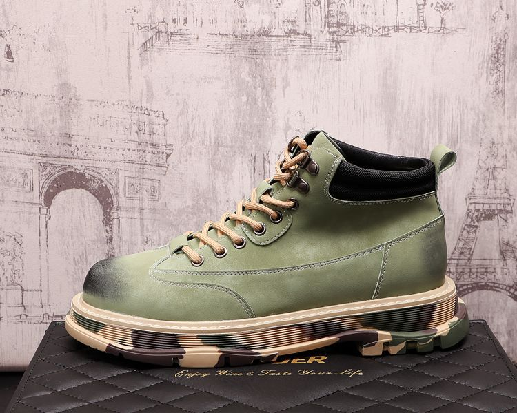 Martin Boots Men S High Top British Style Ins Mid Top Short Boots Tooling Boots Autumn And Winter Men S Shoes Increase Casual Desert Boots_voghion.com
