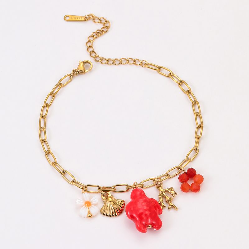 Charme armbanden ketting sieraden oceaan stijl vakantie strand wind kwast zeester schelp hanger ketting_voghion.com