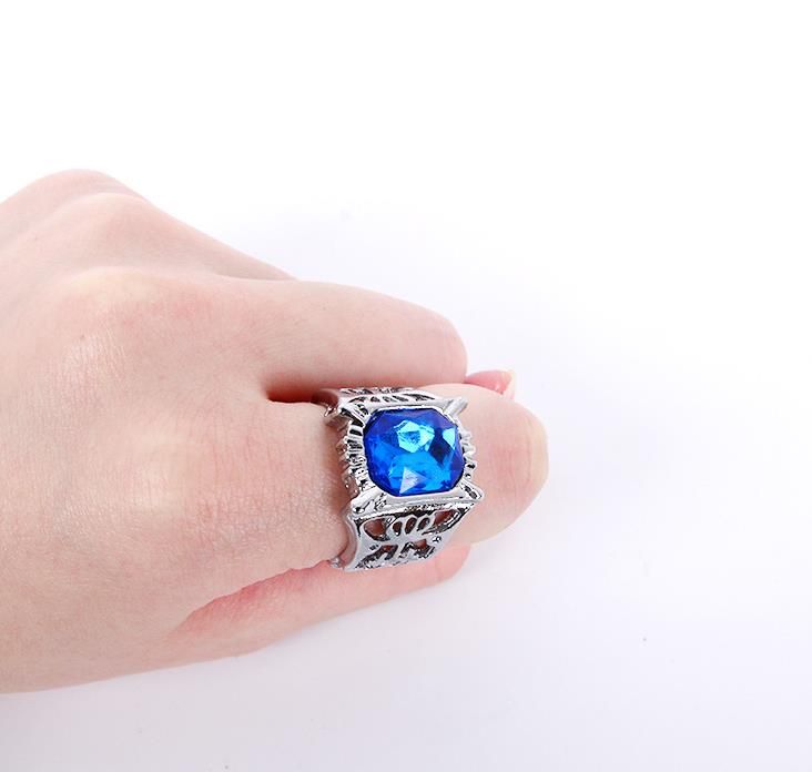 Ready Stock Cute Japanese Anime Black Bulter Kuroshitsuji Ciel Phantomhive Cosplay Accessory Action Figure Rings Toys Gifts_voghion.com
