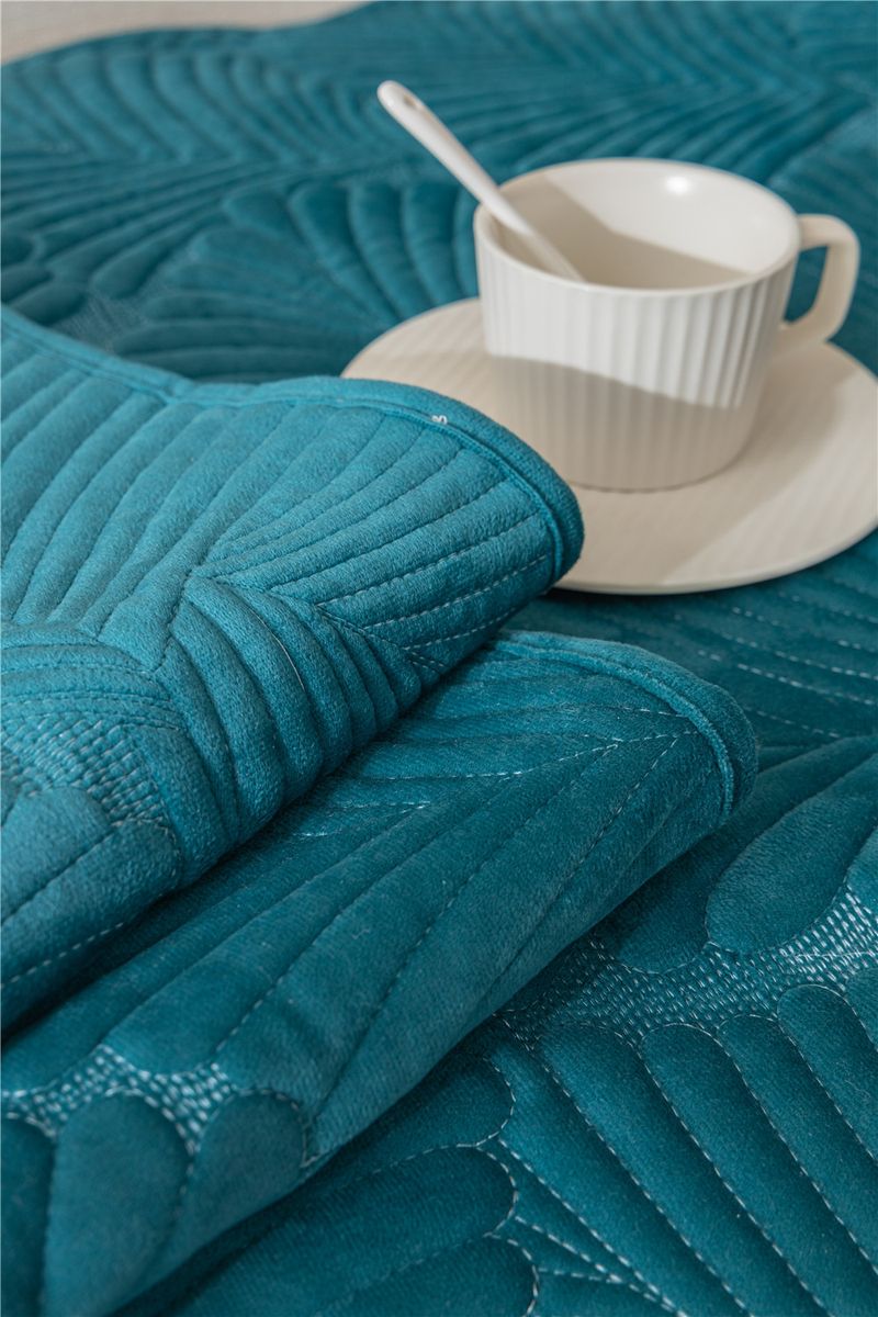Autumn and winter style ultra soft solid color plush banana leaf sofa cushion modern simple double sofa cushion cloth factory direct sales_voghion.com