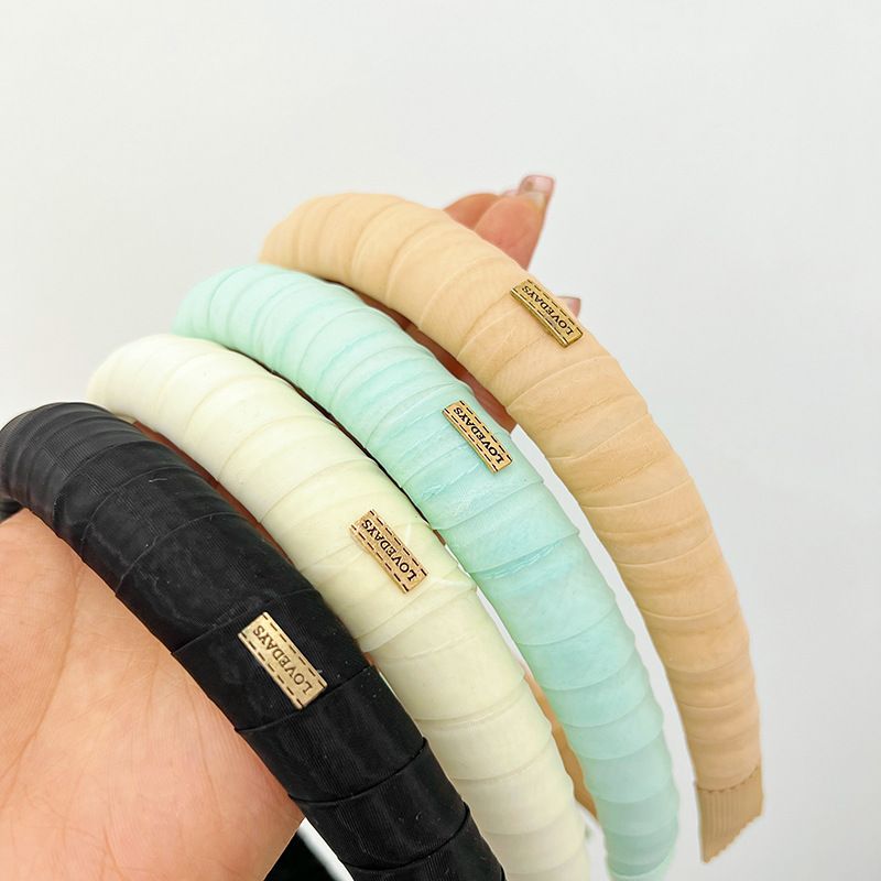 Unisex Sponge galvas saite Sieviešu galvas saite ar augstu galvas saiti vienkrāsaini ietīšanas matu aksesuāri matu caurumu mazgāšanas matu saišķis_voghion.com