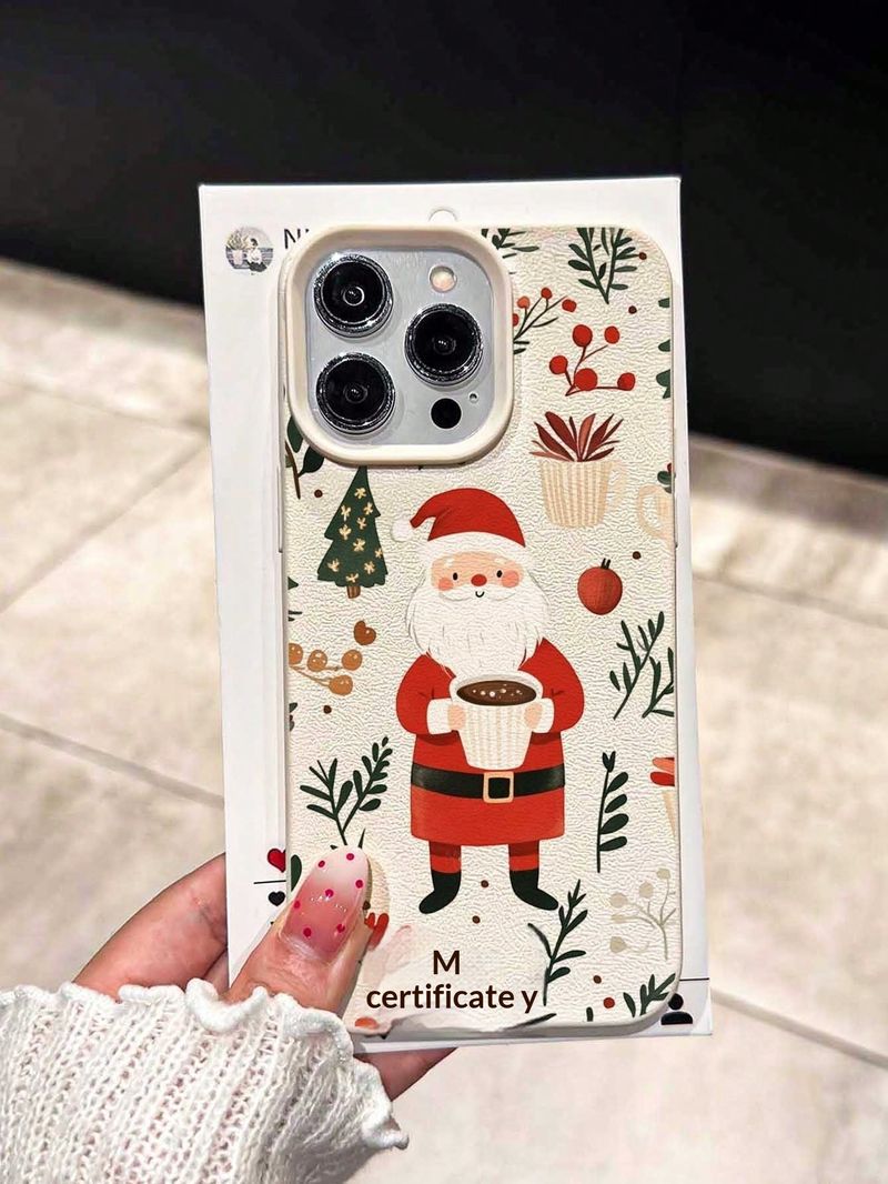 50704555550<=3 Various Christmas Tree Compatible 17 16 Phone Case 15 Pro Leather Texture 14 Cross-Border 13 Holiday_voghion.com