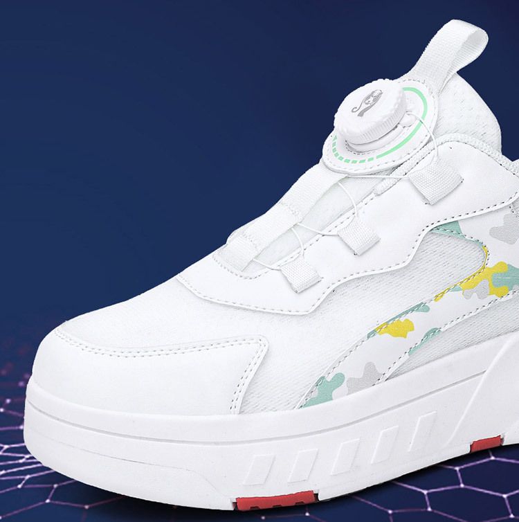 Roller Skates, Roller Skates, Four Wheeled Deformed Shoes, Children's And Teenagers' Wheel Shoes, Double Row Roller Skates_voghion.com