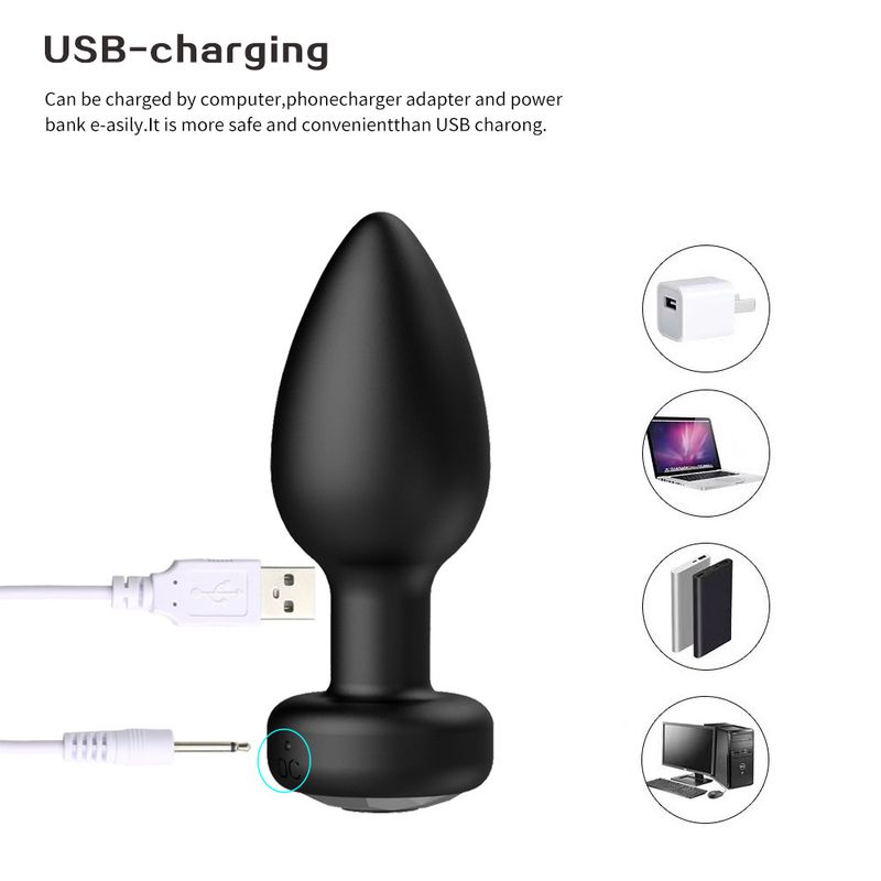 Vibrator Anal Plug Fir Männer Butt Plug Wirele Fernsteierung Anal Plug Protate Maage Sex Toy Fir Fraen Erwuessener_voghion.com