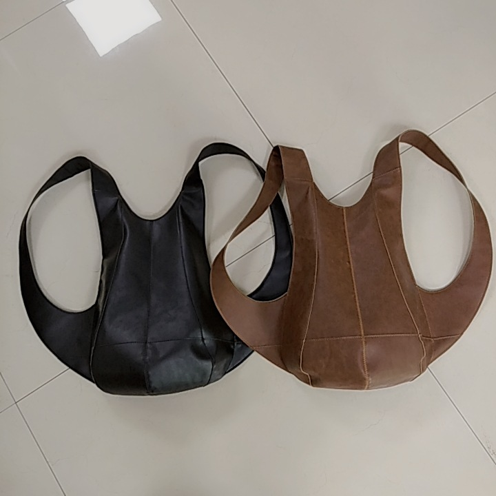 Rucsac retro Crazy Horse din piele moale pentru bărbați și femei, Beetle, pentru studenți, la modă, rucsac școlar, geantă de voiaj casual_voghion.com