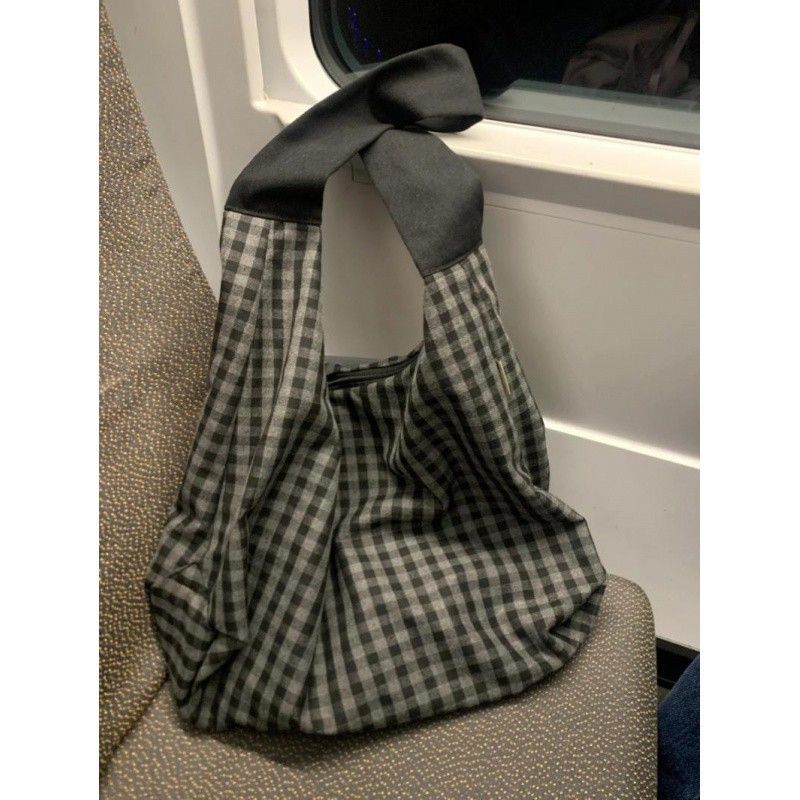 Borsa a tracolla in tela, versatile, alla moda, stile casual, design versione coreana, leggera_voghion.com