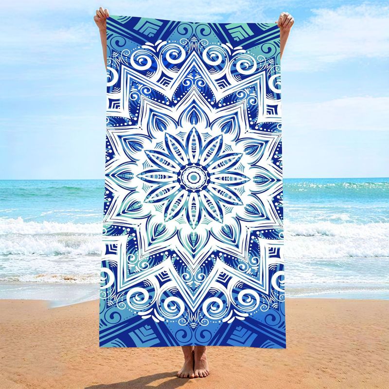 Asciugamano da spiaggia in microfibra anti-sabbia, sottile, ad asciugatura rapida, super assorbente, leggero, per viaggi, sport, piscina, nuoto, bagno, campeggio, yoga_voghion.com