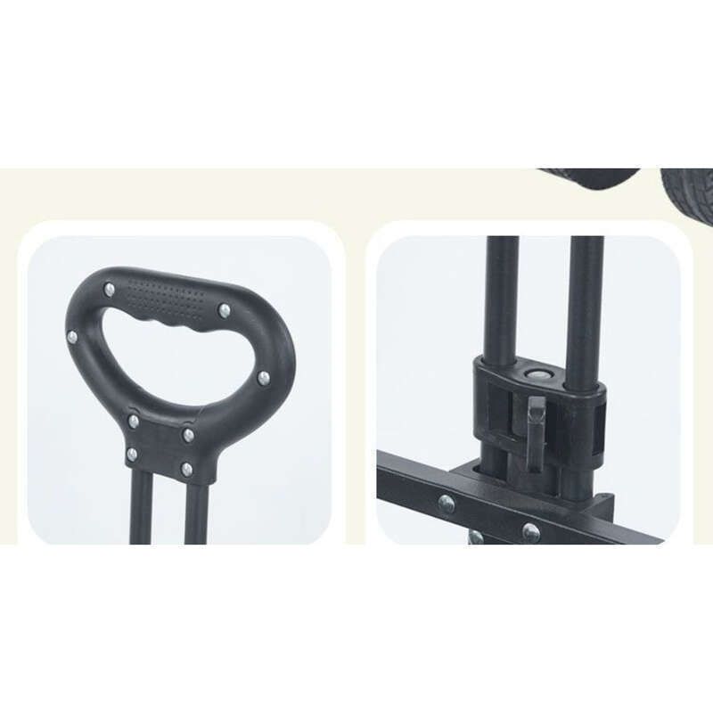 Campingzelt, verbesserter Outdoor-Campingwagen, verdickte große Räder_voghion.com