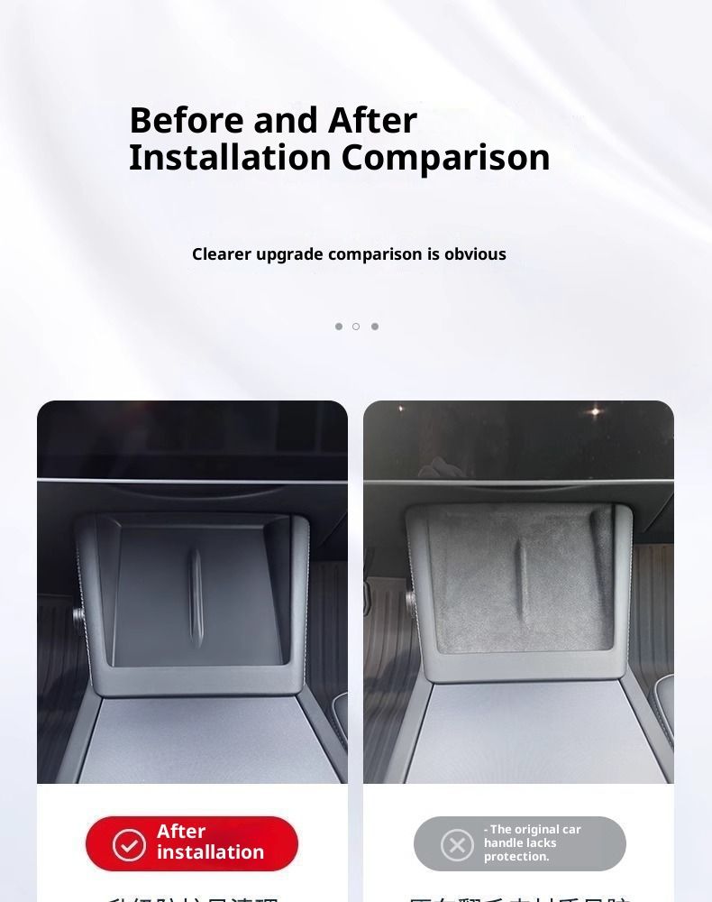 Suitable For Model 3/Y Central Control Wireless Charging Silicone New Dirt-Resistant Non-Slip Pad, Interior_voghion.com