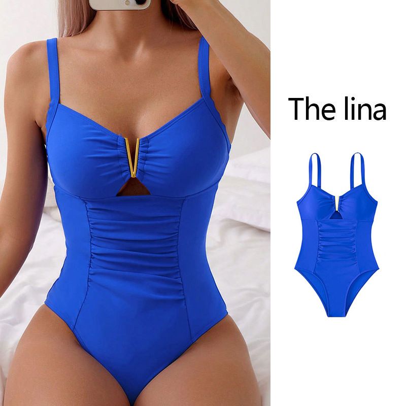 2025 New Style Slimming Conservative One-Piece Swimsuit For Women, Shaping And Tummy Control Bikini Swimwear_voghion.com