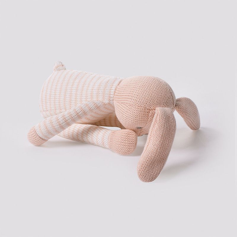 Soft Life Pink Woolen Cloth Rabbit Plush Toy Baby Sleeping Companion Doll Cute Doll Wholesale_voghion.com