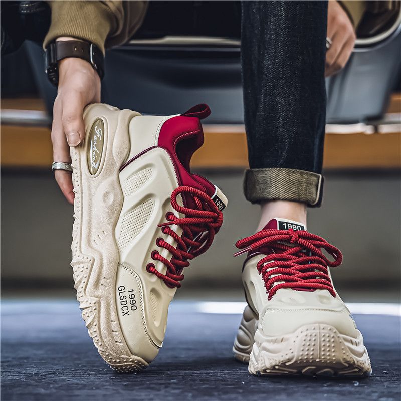 2024 Herbst Neue Koreanische Stil Papa männer Sport Dicke Sohle Trendy Schuhe Sonder Angebot_voghion.com